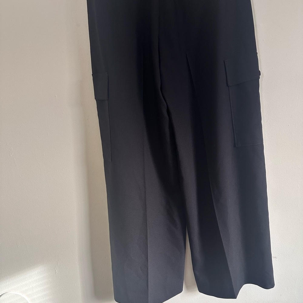 Chico’s Cargo Wideleg Pants Black size 12 - Picture 10 of 12